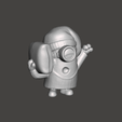 2022-12-29-14_45_03-Autodesk-Meshmixer-minion-peace.stl.png TOY MINION FIGURE WITH PAJAMAS AND SLEEPING PILLOW FROM GRU MY FAVORITE VILLAIN .STL .OBJ
