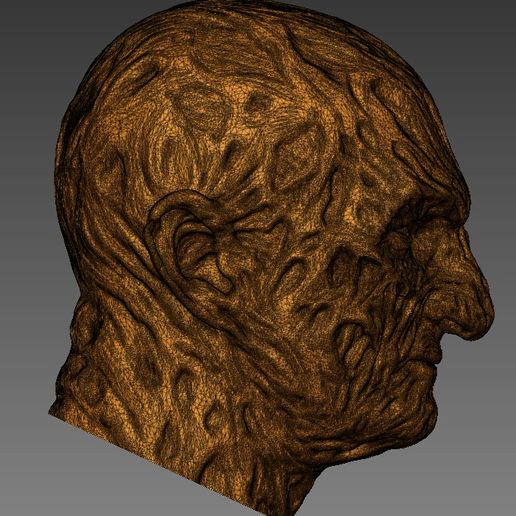 Freddy Krueger head - Printable 3d print 3D model
