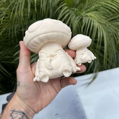 tempImage2txHcb.jpg STL file Mushroom Goblin・3D printing model to download