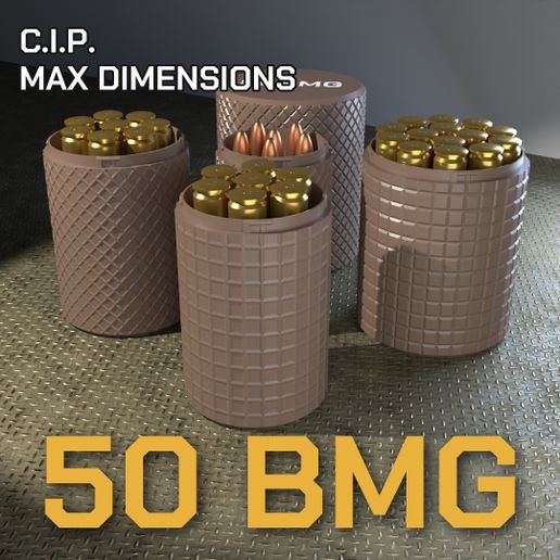 CBOX AMMO BOX 50 BMG AMMUNITION STORAGE 80/90/100/110/120MM ROUND CASE ORGANIZER 50BMG