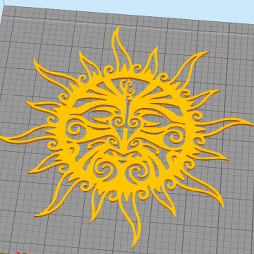 Download STL file wall decor sun • 3D printer template ・ Cults