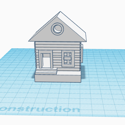 cabane1.png Fichier STL gratuit cabane/maison・Design pour imprimante 3D à télécharger