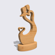 Shapr-Image-2023-12-30-195230.png Man Woman Kiss Sculpture, Love Statue, Forever Love Couple In Love, Eternal dance