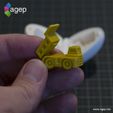 cults_surprise_egg_truck_04.jpg Archivo STL gratuito 3D Printable Suprise Egg #1 - Tiny Haul Truck・Objeto imprimible en 3D para descargar