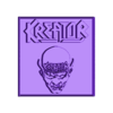 Kreator.stl Kreator - Metal Band Logo