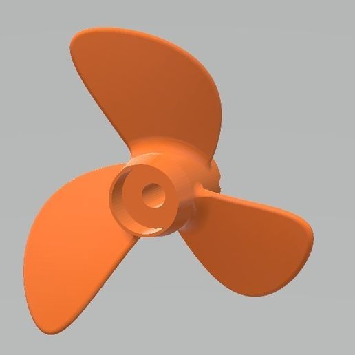 helice giro derecho.jpg Download free STL file nautical propeller right sense • 3D printable object, gabrielrf