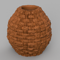 12 rendu 2 .png Fichier STL vase fibre・Plan à imprimer en 3D à télécharger