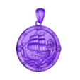 PD.stl Nautical Sailing Ship Pendant