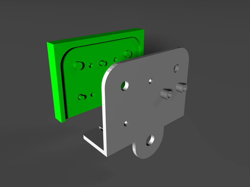 Download free STL file Creality X Gantry Carriage MGN12H Hole Drilling ...