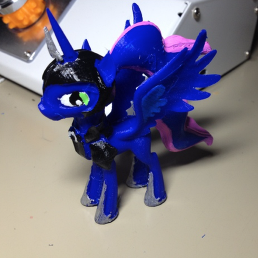 c165e5410388c486f68480c6a04dad3c_preview_featured.png Download free STL file Luna in armor MLP Pony REMIXED • Design to 3D print, arcandg