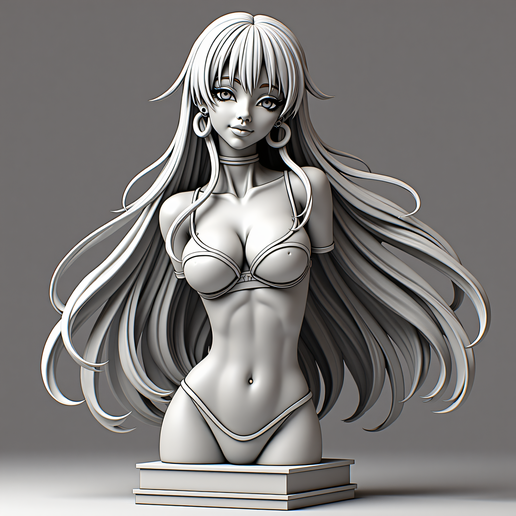 Anime Sexy Sculpt | 3D Model for Printing 3D model