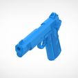 043.jpg Remington 1911 Enhanced pistol from the game Tomb Raider 2013 3D print model3