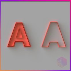 STL-Datei ABC 3D-Buchstaben 🧞‍♂️ kostenlos・3D-Drucker-Design zum  herunterladen・Cults