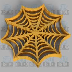 TELA DE ARAÑA.jpg Fichier STL Tissu araignée - Coupe-biscuits toile d'araignée・Objet imprimable en 3D à télécharger