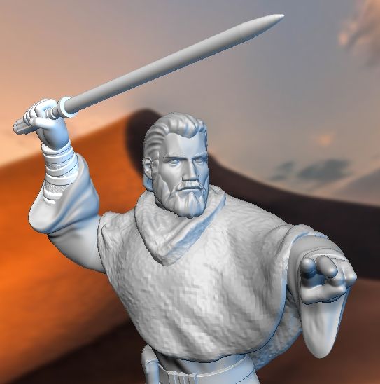 ObiWan03.jpg Fichier STL Obi-Wan Kenobi - Habitant du désert・Objet pour impression 3D à télécharger, rafaelwrencher