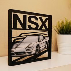 NSX-3d-print-shelf.jpg Speeding Acura NSX Automotive Wall Art, 3d Print To Decorate Your Living Space