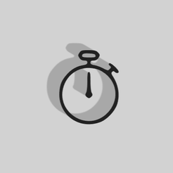Clock.png STL-Datei Dekorationszeit - 2D-Kunst・Vorlage für 3D-Druck zum herunterladen