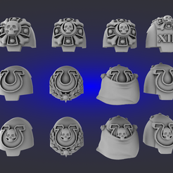termi-1-render.png Archivo STL Hombreras Terminator Ultra "Pitufos" Marines・Modelo imprimible en 3D para descargar