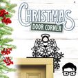 008a.jpg 🎅 Christmas door corners vol. 1 💸 Multipack of 10 models 💸 (santa, decoration, decorative, home, wall decoration, winter) - by AM-MEDIA