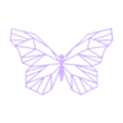1.stl BUTTERFLY - WALL DECORATION