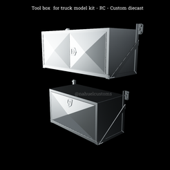 Nuevo-proyecto-2022-03-21T170750.229.png Archivo STL Tool box for truck model kit - RC - Custom diecast・Plan de impresión en 3D para descargar