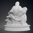 05.jpg Low Poly Pieta Statue