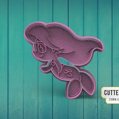 Sirenita-Ariel.jpg Mermaid Mermaid Cookie cutter M1