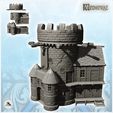 1.jpg Castellum with stone watchtower and dwelling houses (6) - DnD Wargaming Medieval War of the Rose Saga