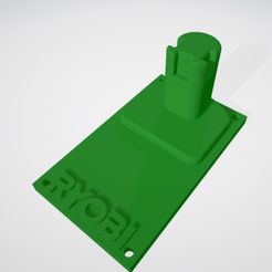 Vertical-Tool-Mount.jpg Fichier STL Ryobi Theme Support vertical pour outils・Objet pour imprimante 3D à télécharger, motoole121