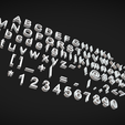 2.png Tous (100) Lettres 3D Alphabet Texte