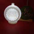 IMG_20231211_173225388.jpg Daffy Duck Retro Cartoon CHRISTMAS ORNAMENT TEALIGHT