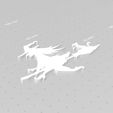 WitchFlying8-1.jpg 14 Flying Witch Silhouettes, Witch Riding Broom, Witch Stencil, Halloween Window Art