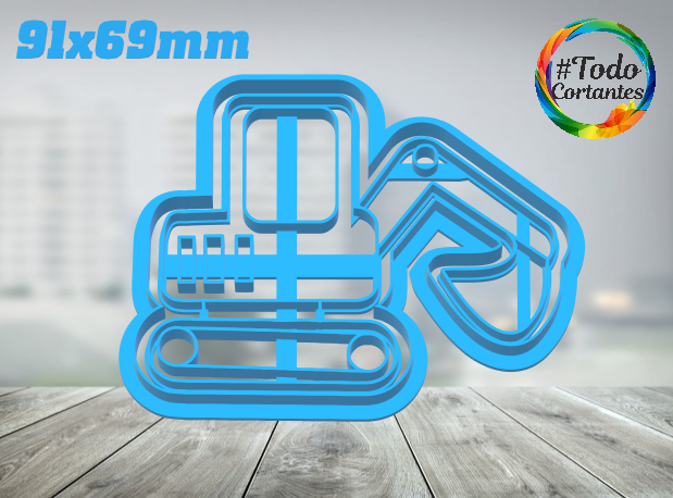 Download STL file set vehicles construction cookie cutter • 3D printer ...