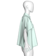 Girls-Flap-Button-Zip-Up-Cape-Jacket_7.png Girls Flap Button Zip Up Cape Jacket | Marvelous / Clo3d / obj / fbx