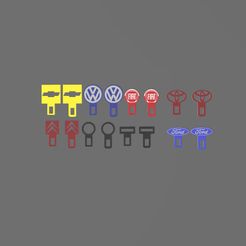 PACK-16.jpeg 16 CLIP ANTI ALARM BUCKLE / CAR BELT LOCK MARKS