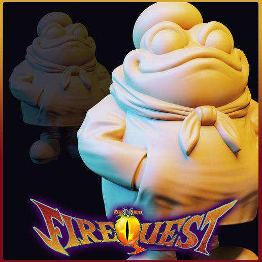 3D file The Artist, Fire Quest Miniature - Pre-Supported 🧑‍🎨 ・3D ...