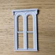 vicwin3round.jpg Set of Two Matching Victorian Windows with Corbels