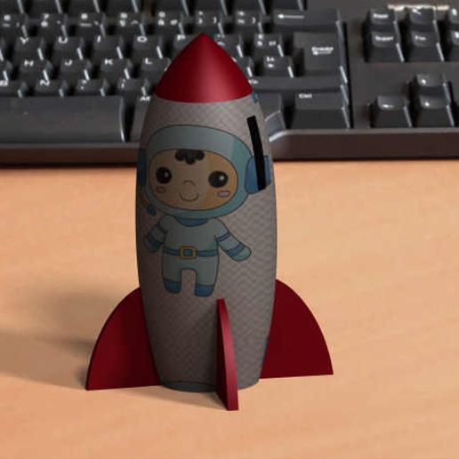 Rocket Money Box roket kumbara 3D model