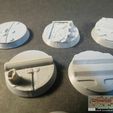IMG_2349.jpg Ten 25mm Industrial Themed Miniature & Model Bases