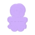 leon 9cm.stl Leon train cookie cutter