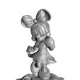 16.jpg Minnie mouse con flor. STL 3d imprimible montar y sólido.