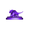 triceratops.stl Triceratops with base