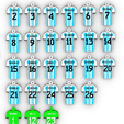 llaveros-camisetas.png 26 keychains Argentine Shirts Champions Qatar 2022