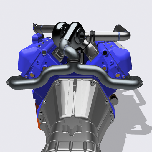 finished-powerstroke-2.png Powerstroke 7.3 Engine & Transmission