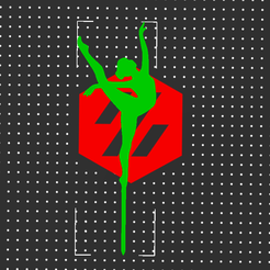 Ballerina-topper.png Archivo STL topper bailarina・Idea de impresión 3D para descargar