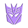DECEPTICONS_LOGO.STL Transformers-Logo (Autobots/Decepticons)