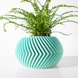 DSC01223.jpg The Soko Planter Pot with Drainage Tray & Stand: Modern and Unique Home Decor for Plants and Succulents  | STL File