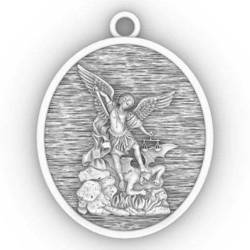 Medalha Santo Antonio - Medal Saint Anthony 3D model