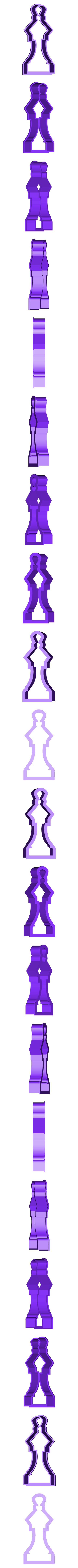 cookie (4).stl Chess Cookie cutter set