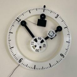 1.jpg Fichier STL Horloge mécanique・Modèle à imprimer en 3D à télécharger
